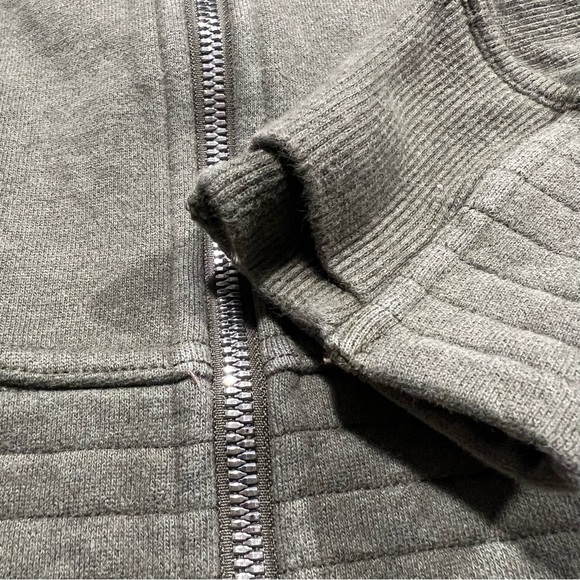 Lululemon full zip jacket olive green women’s size 6 - Picture 4 of 6